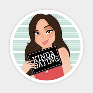 Kinda Dating Logo Magnet